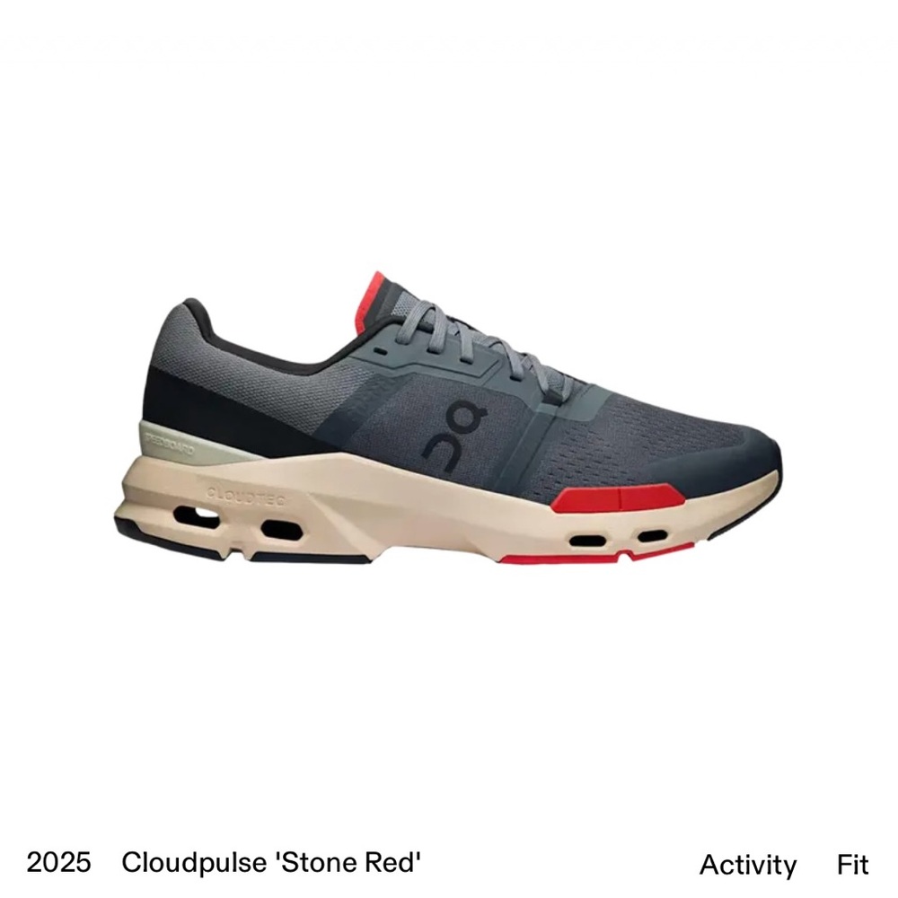 On Running Cloudpulse “Stone Red ” Men's Athletic Shoes Sz 11